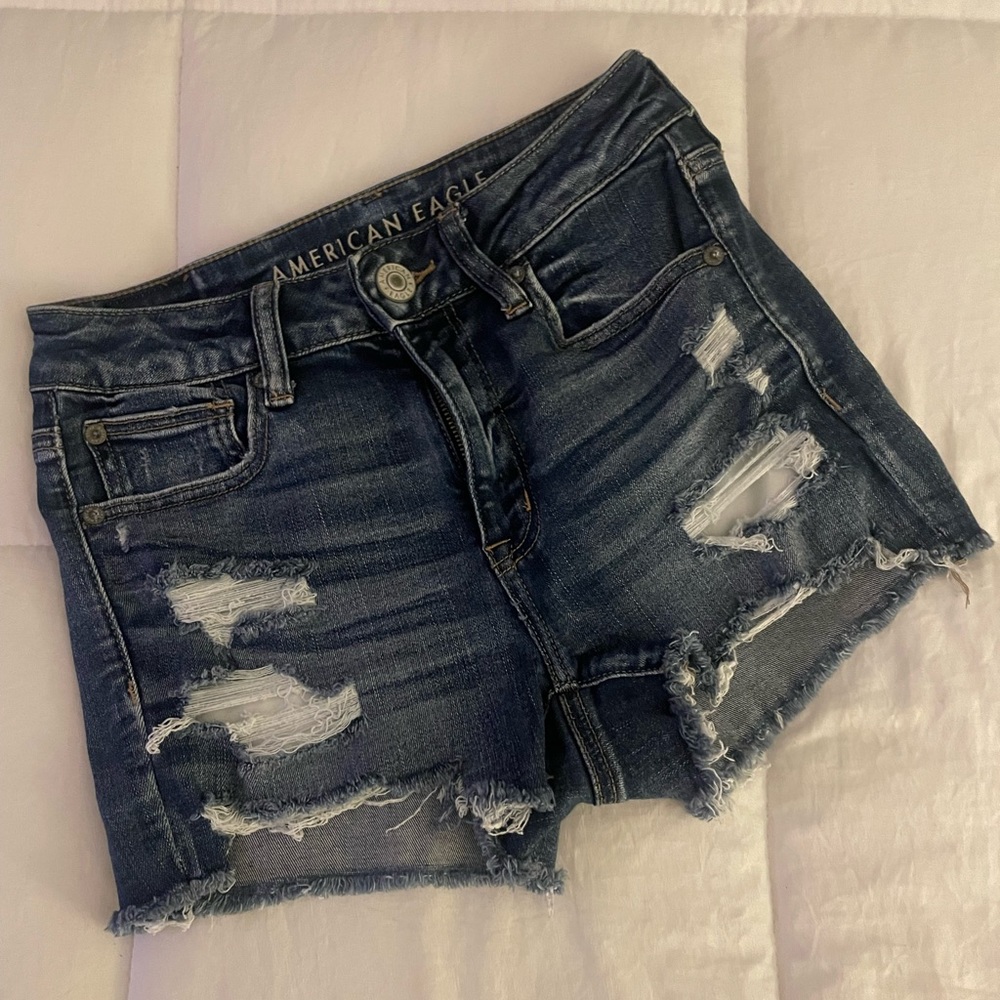 EUC American Eagle next level stretch high waist jean shorts